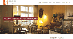 Desktop Screenshot of cafe-anna-blank.de