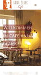 Mobile Screenshot of cafe-anna-blank.de